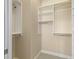 Large walk-in closet with shelving and rods at 11516 Bellamar St, Temple Terrace, FL 33637