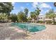 Inviting community pool with plenty of lounge chairs at 11516 Bellamar St, Temple Terrace, FL 33637