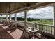 Patio overlooking the golf course at 4638 Southern Valley Loop, Brooksville, FL 34601