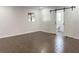 Main bedroom with barn doors leading to the bathroom at 701 S Oakwood Ave, Brandon, FL 33511