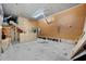 Large workshop with slatted wood walls, bench seating, and storage at 655 Appaloosa Rd, Tarpon Springs, FL 34688