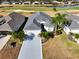 Aerial view of single-story house with golf course views at 10131 Old Tampa Bay Dr, San Antonio, FL 33576