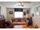 Bright office space with hardwood floors and a large window at 10131 Old Tampa Bay Dr, San Antonio, FL 33576