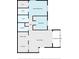 Single story home floor plan featuring Primary bedroom, living room, kitchen and screened porch at 3133 Lake Pine Way # D1, Tarpon Springs, FL 34688
