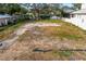 View of a vacant lot ready for new construction at 3605 S Omar Ave, Tampa, FL 33629