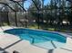 Inviting screened pool with a spacious deck at 4325 Renwick Dr, Parrish, FL 34219