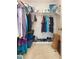 Well-organized closet with shelves and hanging rods at 4027 Davit Dr, New Port Richey, FL 34652