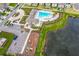 Resort-style pool, playground, and parking at 5429 Rainwood Meadows Dr, Apollo Beach, FL 33572