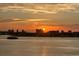 Stunning sunset view over the water and city skyline at 700 N Osceola Ave # 702, Clearwater, FL 33755