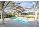 Refreshing screened pool perfect for relaxation at 8929 Cashella Ct, Trinity, FL 34655