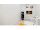 Modern bathroom with a bidet, floating shelves, and neutral colors at 5700 Mariner St # 801E, Tampa, FL 33609