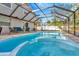 Inviting screened pool and spa with patio area at 1111 67Th Nw St, Bradenton, FL 34209