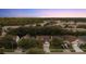 Aerial view of houses in a residential neighborhood at 2944 Prairie Iris Dr, Land O Lakes, FL 34638