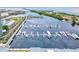 Waterfront marina with many boats and slips available at 5310 Escena Ct, Tampa, FL 33611