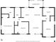 Detailed floorplan showcasing a primary bedroom, living room, kitchen, and multiple bathrooms at 541 E Lime St, Tarpon Springs, FL 34689
