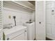 Laundry closet with washer and dryer hookups at 11200 102Nd Ave # 33, Seminole, FL 33778