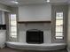 Bright room with a large fireplace as a beautiful focal point at 6969 Oldgate Cir, New Port Richey, FL 34655