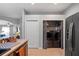 Practical laundry closet with washer, dryer, and storage space at 31932 Stillmeadow Dr, Wesley Chapel, FL 33543