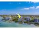 Aerial view showcasing building location and waterfront access at 8 Belleview Blvd # 408, Belleair, FL 33756