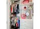 Large closet with double hanging rods and shelving at 8731 Sanders Tree Loop, Wesley Chapel, FL 33545