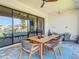 Spacious covered patio, great for al fresco dining and relaxing at 8731 Sanders Tree Loop, Wesley Chapel, FL 33545