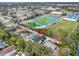 Aerial view showing home's location near a sports complex at 7306 Exter Way, Tampa, FL 33615