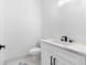 Clean bathroom with single vanity and toilet at 7306 Exter Way, Tampa, FL 33615