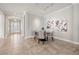 Dining room with modern decor and lots of natural light at 10111 Craftsman Park Way, Palmetto, FL 34221