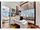 Bright home office with city views and built-in desk at 226 5Th N Ave # 1406, St Petersburg, FL 33701