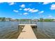 Private dock provides convenient waterfront access at 7949 2Nd S Ave, St Petersburg, FL 33707