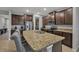 Spacious kitchen with granite countertops and stainless steel appliances at 8277 Bower Bass Cir, Wesley Chapel, FL 33545