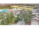 Aerial view of house and surrounding landscape at 10918 Ancient Futures Dr, Tampa, FL 33647