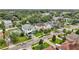 Aerial view of a residential neighborhood at 4114 W Zelar St, Tampa, FL 33629