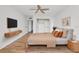Spacious bedroom with light wood floors and large closet at 500 N Osceola Ave # 802, Clearwater, FL 33755