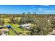 Aerial view of single-story home with large lot at 12020 82Nd E St, Parrish, FL 34219