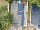 Aerial view of house featuring solar panels at 1818 Michigan Ne Ave, St Petersburg, FL 33703