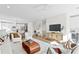 Spacious living room, open to kitchen and dining areas at 208 W Frances Ave # 3, Tampa, FL 33602