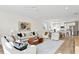 Open concept living area with kitchen view at 208 W Frances Ave # 3, Tampa, FL 33602