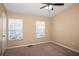 Spacious bedroom with neutral walls and carpet flooring at 4517 Kennewick Pl, Riverview, FL 33578