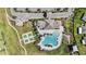 Community pool, pickleball courts, and playground at 9917 Spanish Lime Ct, Riverview, FL 33578