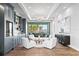 Elegant living room with a water view and stylish furnishings at 105 Cordova Ne Blvd, St Petersburg, FL 33704