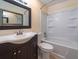 Clean bathroom with a shower/tub combo at 4883 W Mcelroy Ave # G211, Tampa, FL 33611