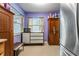 Kitchen corner with microwave, dresser, and wood cabinet at 2315 Nash St, Clearwater, FL 33765