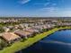 Community with lakefront homes and lush landscaping at 30200 Southernwood Ct, Wesley Chapel, FL 33543