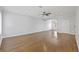 Large living room with hardwood floors and neutral walls at 605 Casabella Cir, Tampa, FL 33609