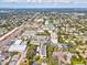 Aerial view highlighting building location and neighborhood context at 1524 Lakeview Rd # 103, Clearwater, FL 33756