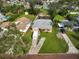 Aerial view of the house and surrounding neighborhood at 809 41St N Ave, St Petersburg, FL 33703