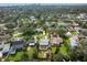 Wide aerial view of the property and surrounding houses at 809 41St N Ave, St Petersburg, FL 33703