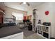 Bedroom with built-in shelving and a twin-size bed at 809 41St N Ave, St Petersburg, FL 33703