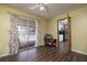 Casual dining area with sliding doors leading to the pool area at 809 41St N Ave, St Petersburg, FL 33703